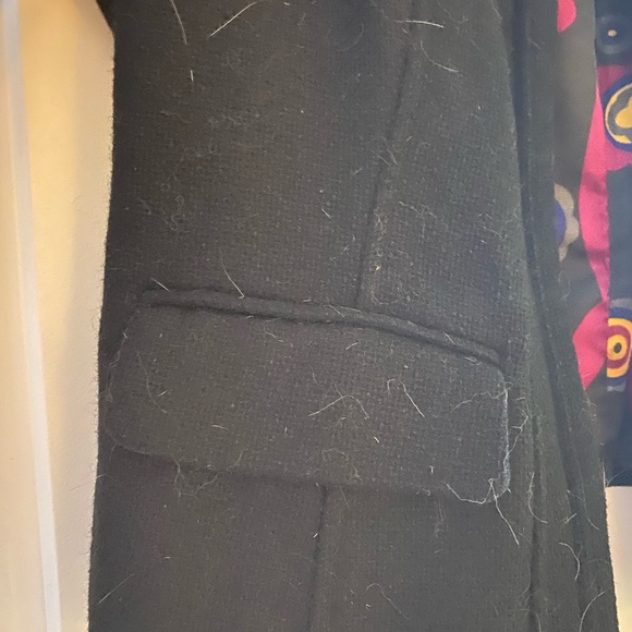 Cynthia Rowley wool motorcycle jacket, silk lined - Picture 5 of 7